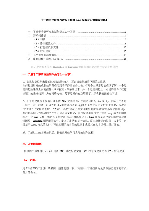TTplayer皮肤制做方法