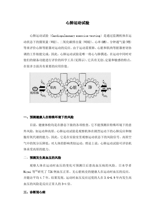 心肺运动试验在心内科的临床应用