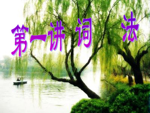 第一章 词 法.ppt