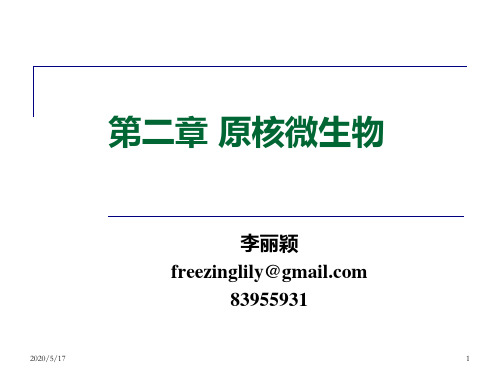 第二章原核微生物-古菌