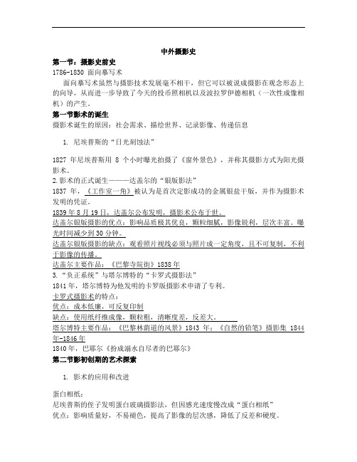 中外摄影史