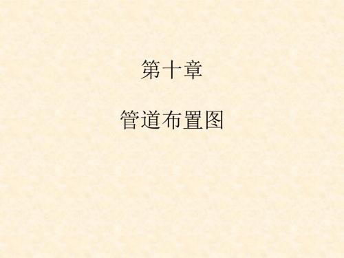 11.化工制图CAD-管道布置图