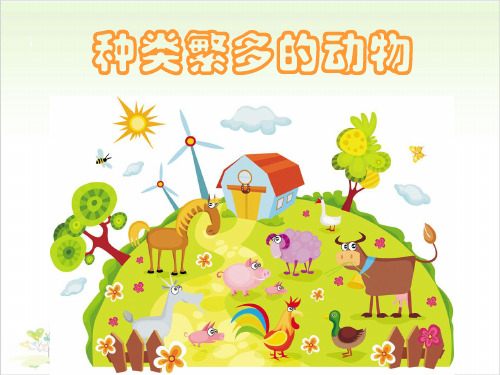 六年级上册公开课- 种类繁多的动物教科版 (22张)课件下载