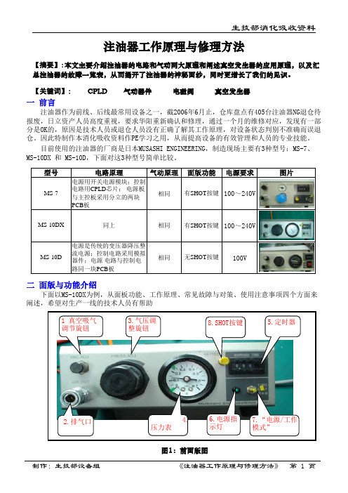 注油器工作原理与修理方法