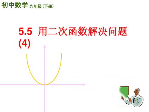 5.5 用二次函数解决问题(4)自建坐标系