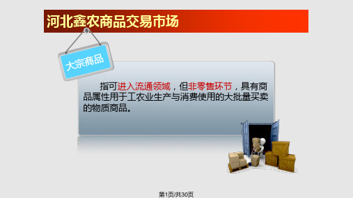现货名词解释PPT课件
