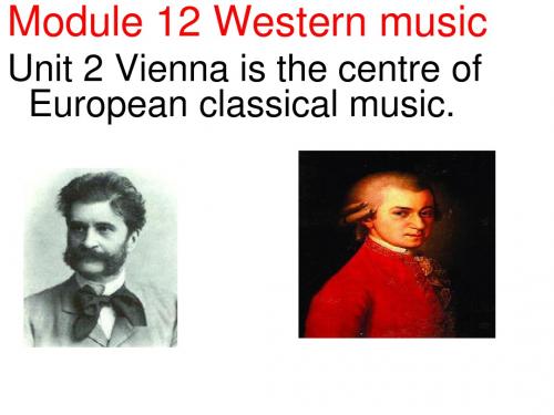 Module 12 Western musicUnit 2说课课件