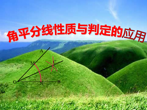 八年级数学上册 第十二章 12.3 角的平分线的性质与判定的应用 课件(共16张PPT)