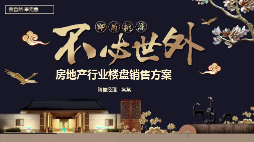 新楼盘销售策划实施方案ppt