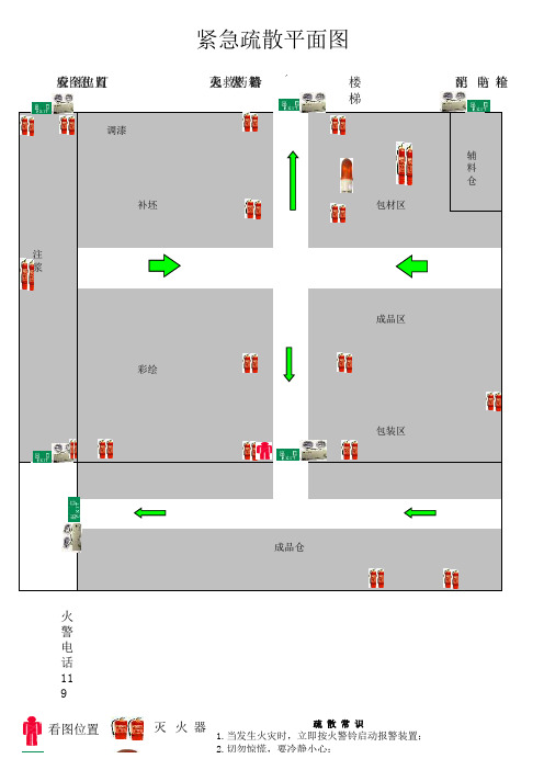 紧急疏散图