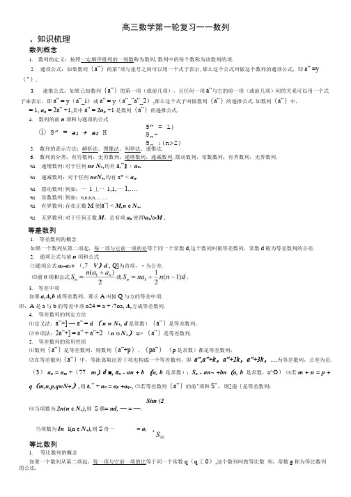 数列复习知识点总结.doc