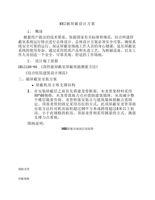 核磁共振室磁屏蔽室设计施工方案
