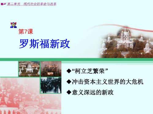 罗斯福新政柯立芝繁荣