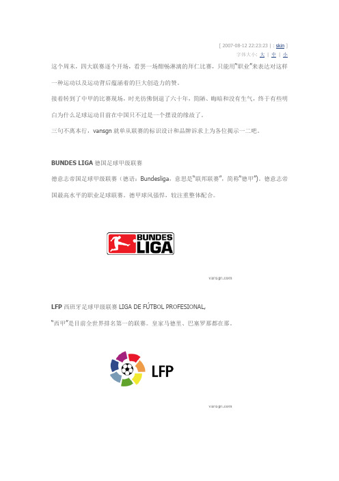 联赛标志