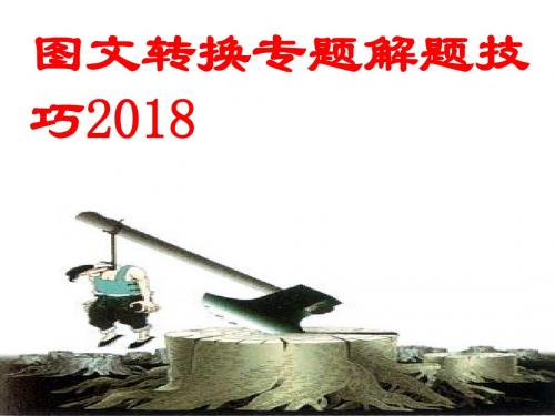 射洪中学2018高考语文答题技巧之图文转换、表文转换