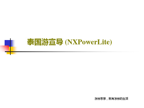 泰国游宣导 (NXPowerLite)33页PPT