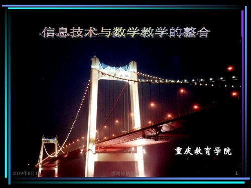 信息技术与数学教学的整合.ppt