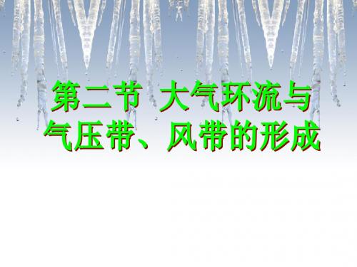 【高中地理】大气环流与气压带、风带的形成PPT课件