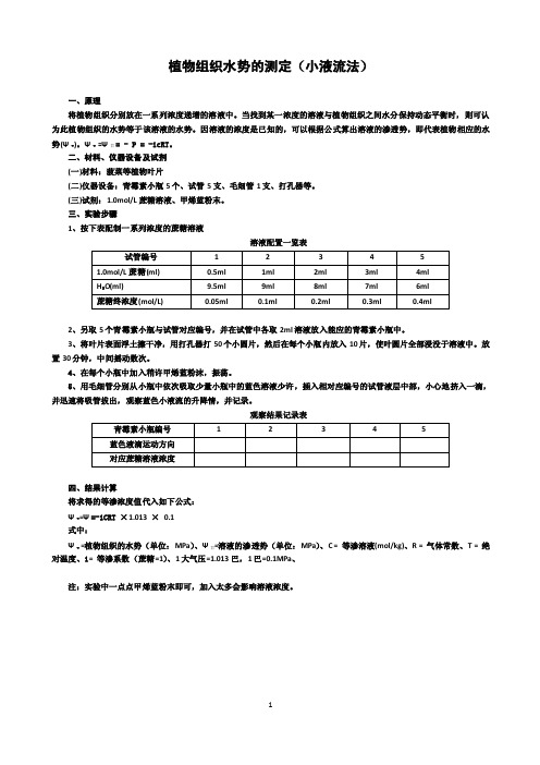 植物生理学实验6（1）