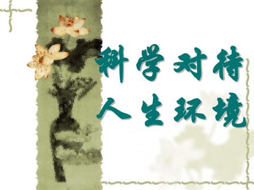 思想道德修养与法律基础05人生环境