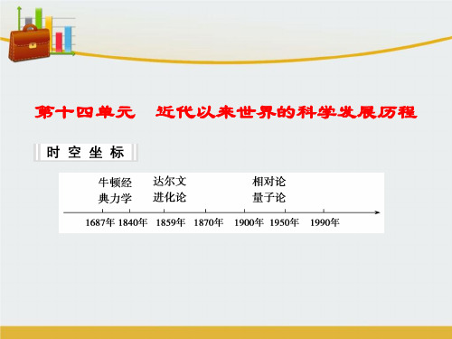 【精编】高考历史一轮复习 第29讲 近代以来世界的科学发展历程课件 新人教版1-精心整理