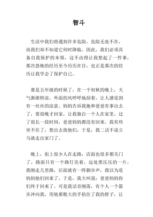 智斗