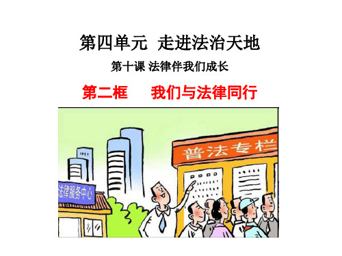 人教部编版《我们与法律同行》精品课件1