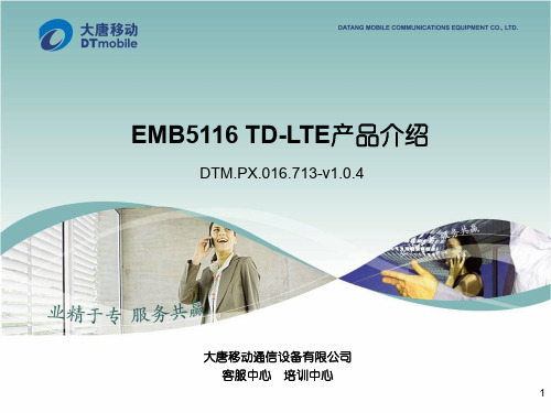 DTM PX 016 713_EMB5116 TD-LTE基站产品介绍-v2.0.0