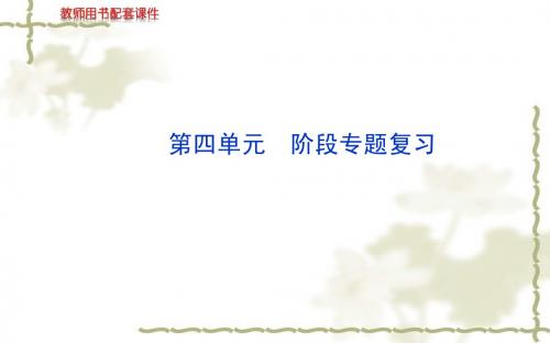 第四单元 步入近代 阶段专题复习(人教版九年级上)