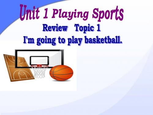 新科普版八年级英语上册《Topic 1 I'm going to play basketball.  Section D》优质课课件_9