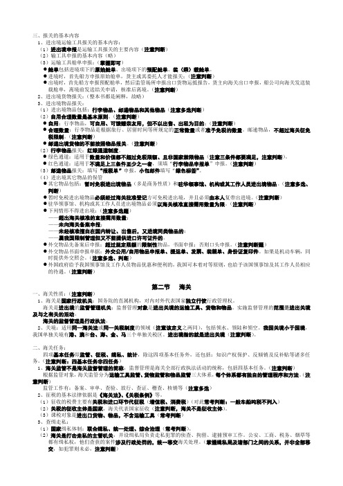 报关教材讲义P3-10