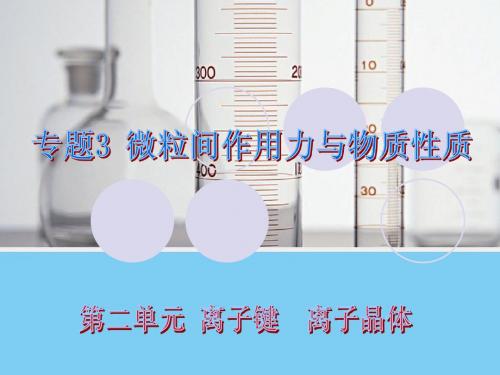 4离子键-离子晶体2016
