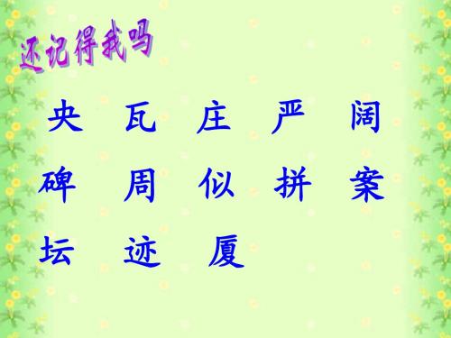 人教版小学语文二年级上册11《我们成功了》课件
