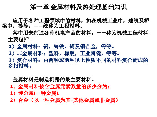 第一章 金属材料的力学性能