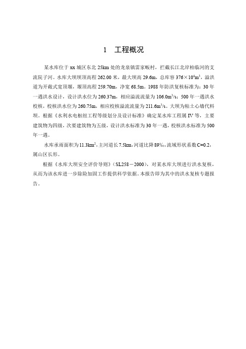 3防洪标准复核报告