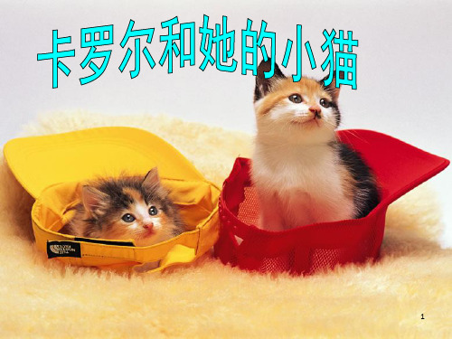 卡罗尔和她的小猫PPT课件