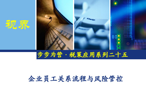 企业员工关系流程与风险管控