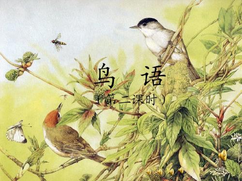 15.鸟语 (第二课时)
