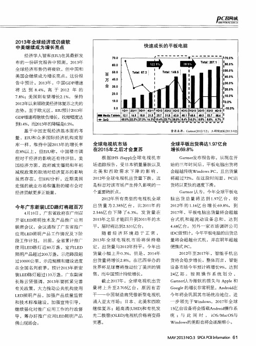 全球平板出货将达1.97亿台增长69.8%