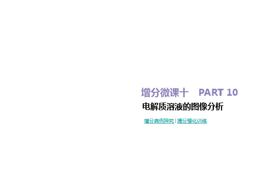 增分微课10 电解质溶液的图像分析.pptx