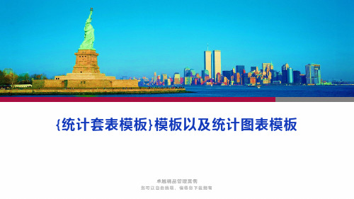 {统计套表模板}模板以及统计图表模板