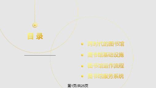 AI机器人智慧图书馆方案PPT课件