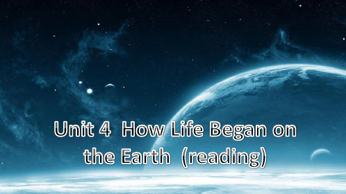 高一下学期英语人教必修三Unit4Warmingupandreading课件