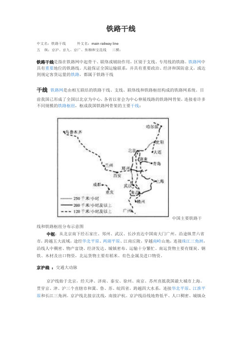 铁路干线