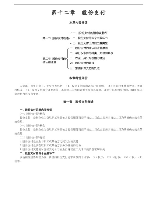 【会计知识点】股份支付概述