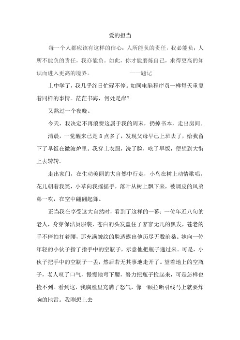 爱的担当