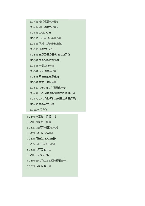 理光Doc11015代码