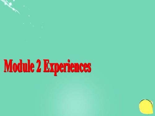 八年级英语下册Module2ExperiencesUnit2TheyhaveseenthePyramids课件外研版