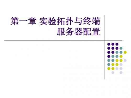 思科网络实验室第1章 实验拓扑与终端服务器配置
