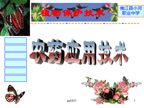 农药应用技术ppt课件